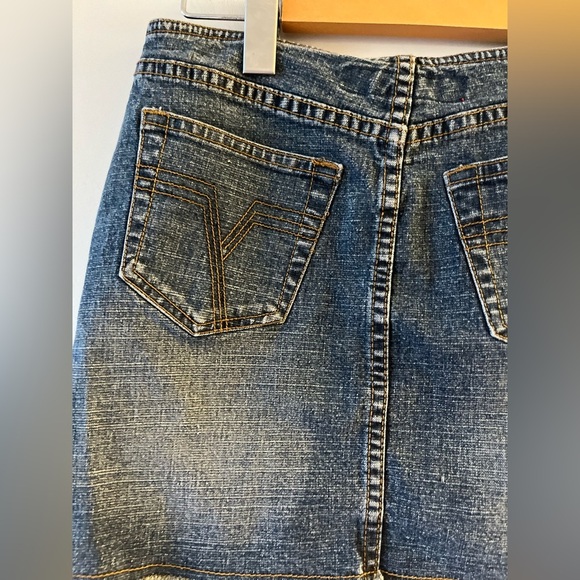 YMI Freedom To Be You Denim Y2K Mini Skirt - Picture 8 of 9